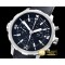 IWC AquaTimer Chronograph SS/RU Black V6F Asia 7750 -IWC0334B