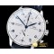 IWC Portuguese Chrono SS/LE Wht/Blue ZF A79350 Mod -IWC0344