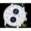 IWC Portuguese Chrono SS/LE Wht/Black ZF A79350 Mod -IWC0346