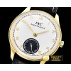 IWC Portuguese HandWound Ref.IW5454 YG/LE Wht/Blk A6497 -IWC0348A