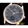 IWC Portuguese HandWound Ref.IW5454 RG/LE Grey/Blk A6497 -IWC0349B