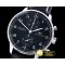 IWC Portuguese Chrono SS/LE Blk/Blk ZF A79350 Mod -IWC0349