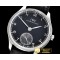 IWC Portuguese HandWound Ref.IW5454 SS/LE Blk/Blk A6497 -IWC0350C