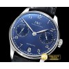 IWC Portuguese 7 Days IW500710 SS/LE Blue YLF A52010 Mod -IWC0351