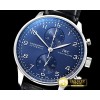 IWC Portuguese Chrono SS/LE Blue YLF Asia 7750 -IWC0352