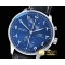 IWC Portuguese Chrono SS/LE Blue/Arabic Num YLF A7750 Mod -IWC0353A