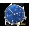 IWC Portuguese 7 Days IW500710 SS/LE Blue ZF A52010 Mod -IWC0353