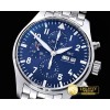 아이더블유씨 3777 Pilot Chrono SS/SS Blue Le Petit V2 ZF A7750 -IWC0354