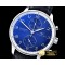 IWC Portuguese Chrono SS/LE Blue Laureus ZF A79350 Mod -IWC0357