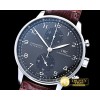 IWC Portuguese Chrono SS/LE Grey/Black ZF A79350 Mod -IWC0358