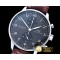 IWC Portuguese Chrono SS/LE Grey/Black ZF A79350 Mod -IWC0358