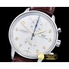 IWC Portuguese Chrono Diam SS/LE Wht/Gold ZF A79350 Mod -IWC0370C