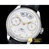 IWC Portugieser Annual Cal IW503502 SS/LE Wht/Gold A52850 -IWC0380B