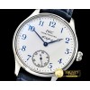 IWC IWC FA Jones Ltd Ed SS/LE Wht/Blue Num Asia 6498 -IWC0386C