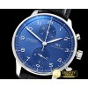 IWC Portuguese Chrono SS/LE Blue/Blue ZF V2 A79350 Mod -IWC0388