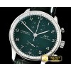 아이더블유씨 Portuguese Chrono 150 Years SS/LE Green YLF A7750 -IWC0397C