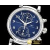 IWC Da Vinci Chrono Laureus Ed SS/LE Blue YLF Asia 7750 -IWC0407B