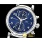 IWC Da Vinci Chrono Laureus Ed SS/LE Blue YLF Asia 7750 -IWC0407B