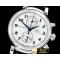 IWC Da Vinci Chrono Laureus Ed SS/LE Wht/Bl YLF Asia 7750 -IWC0407C