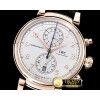 IWC Da Vinci Chrono Laureus Ed RG/LE White YLF Asia 7750 -IWC0415