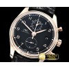 IWC Portugieser Chronograph Classic RG/LE Black YLF A7750 -IWC0416C