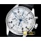 아이더블유씨 Pilot Chrono 150 Years 377725 SS/LE White ZF A7750 -IWC0420