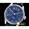 IWC Portugieser Annual Cal IW503502 SS/LE Blue ZF A52850 -IWC0424A