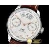 IWC Portugieser Annual Cal IW503502 SS/LE Wht/R ZF A52850 -IWC0424C