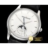 예거 르쿨트르 Master Ultra Thin Moonphase SS/LE White ZF 1:1 MY9015 -JL0118
