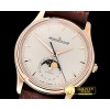 예거 르쿨트르 Master Ultra Thin Moonphase RG/LE White ZF 1:1 MY9015 -JL0119
