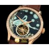예거 르쿨트르 Porcelain Crane Tourbillon RG/LE Grey Flying Tourbillon -JL054B