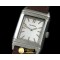 예거 르쿨트르 Reverso Classique SS/LE White Stk Jap Qtz -JL079A
