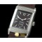 예거 르쿨트르 Reverso Classique SS/LE Brown Num/Stk Jap Qtz -JL079E