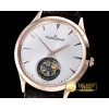 예거 르쿨트르 Master Ultra Thin Tourbillon RG/LE White -JL088A