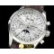 론진 Master Chrono/Calendar SS/LE White Asia 7751 -LON011A