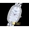 론진 Elegance Ladies Diams SS/SS Wht MOP TWF Swiss Qtz -LON013A