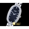 론진 Elegance Ladies Diams SS/SS Black TWF Swiss Qtz -LON013B