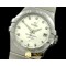 오메가 Double Eagle Midsize SS/SS White Diam Asian 2813 -OMG0215B