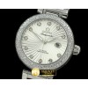 오메가 Deville Ladymatic SS/SS Diam White Swiss Quartz -OMG0216