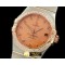 오메가 Double Eagle Midsize Auto SS/RG/Diam Rose Diam A2813 -OMG0218A