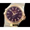 오메가 Double Eagle Midsize Auto SS/RG Brown Stick Asian -OMG0219D