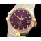 오메가 Double Eagle Midsize Auto SS/RG Brown Diam Asian -OMG0219E