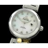 오메가 Deville Ladymatic Mid SS/SS White A2836 -OMG0220A