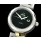 오메가 Deville Ladymatic Mid SS/SS Black A2836 -OMG0220D