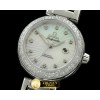 오메가 Deville Ladymatic Mid SS/SS White 2813 21J -OMG0224A