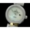 오메가 Deville Ladymatic Mid SS/SS White A2836 -OMG0225B