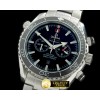 오메가 2011 Planet Ocean Chrono SS/SS Black Jap Qtz -OMG0226B
