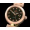 오메가 Deville Ladymatic Mid RG/RG Black A2836 -OMG0231C