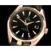 오메가 Aqua Terra Auto RG/LE Black Swiss 2836 -OMG0281A