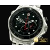오메가 Diver Pro 300M Chrono SS/SS Black Jap Qtz -OMG0285A